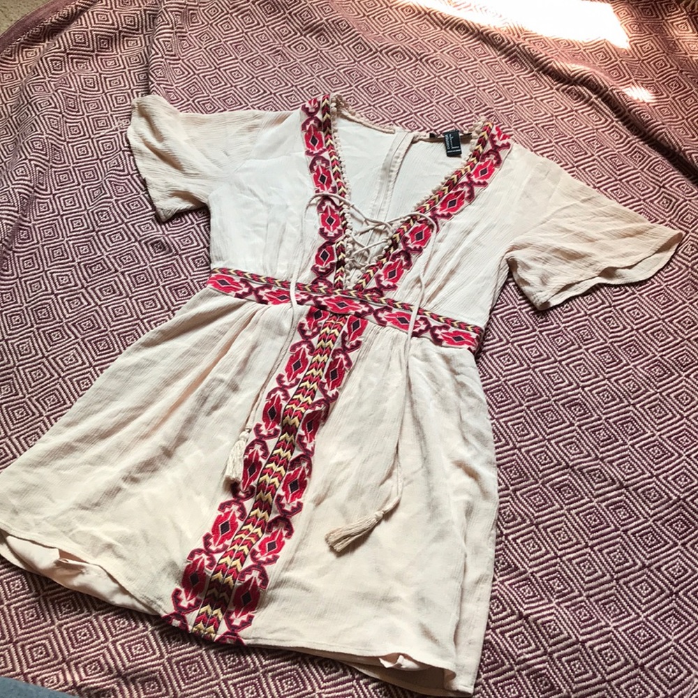 Casual, Embroidered Summer Dress